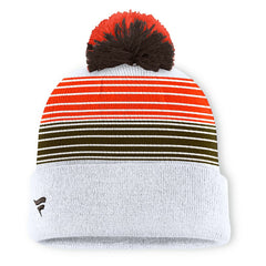 Ghost Cuffed Knit Hat with Pom - Cleveland Browns Hats