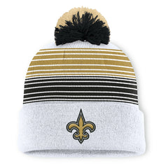 Ghost Cuffed Knit Hat with Pom - New Orleans Saints Hats