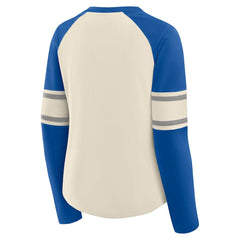 Women's Hometown Gridiron Hero Raglan Lace-Up V-Neck Long Sleeve T-Shirt - Dallas Cowboys T-shirts