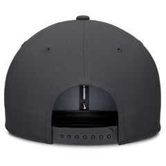 Anthracite Chicago Cubs Nike Statement Pro Snapback Hat