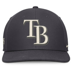 Anthracite Tampa Bay Rays Nike Statement Pro Snapback Hat