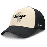Black/Natural Chicago White Sox Nike Statement Club Performance Adjustable Hat