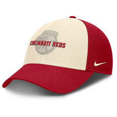 Red/Natural Cincinnati Reds Nike Statement Club Performance Adjustable Hat
