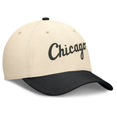 Natural/Black Chicago White Sox Nike Statement Rise Performance Flex Hat