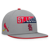 Gray St. Louis Cardinals Fanatics Punchout Snapback Hat