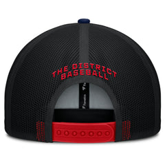 Red/Navy Washington Nationals Fanatics Cutoff Adjustable Trucker Hat