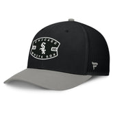 Black/Gray Chicago White Sox Fanatics Cutoff Adjustable Trucker Hat