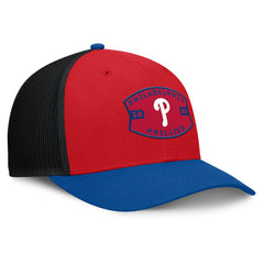 Red/Royal Philadelphia Phillies Fanatics Cutoff Adjustable Trucker Hat