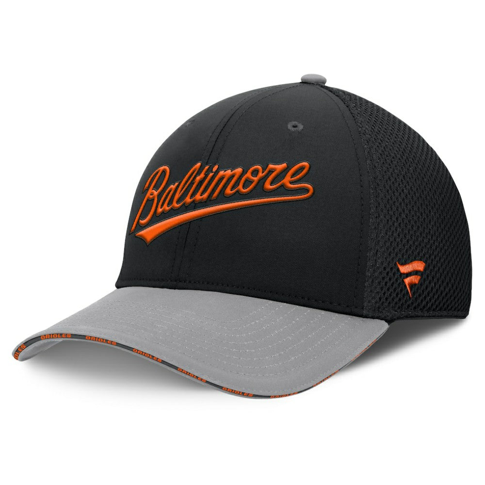 Black/Gray Baltimore Orioles Fanatics Pennant Flex Hat