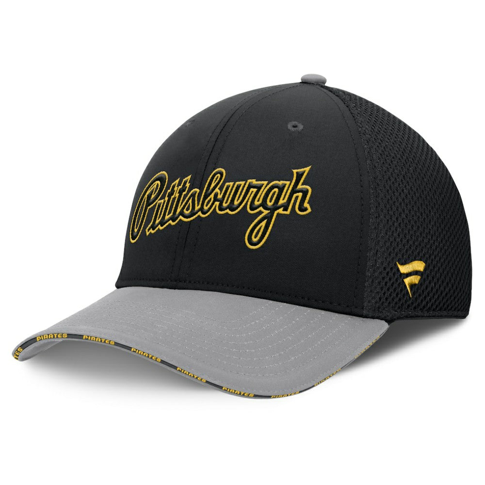 Black/Gray Pittsburgh Pirates Fanatics Pennant Flex Hat