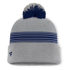 Gray New York Yankees Fanatics Balk Cuffed Knit Hat with Pom