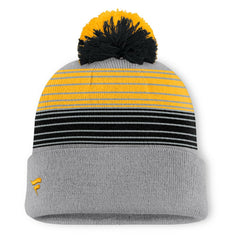 Gray Pittsburgh Pirates Fanatics Balk Cuffed Knit Hat with Pom