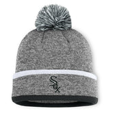 Heather Gray Chicago White Sox Fanatics Backstop Cuffed Knit Hat with Pom