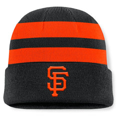Black San Francisco Giants Fanatics Baseline Cuffed Knit Hat
