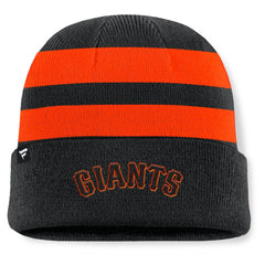 Black San Francisco Giants Fanatics Baseline Cuffed Knit Hat