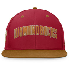 Red/Tan Arizona Diamondbacks Fanatics Splinter Fitted Hat