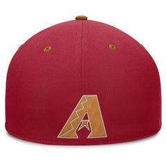 Red/Tan Arizona Diamondbacks Fanatics Splinter Fitted Hat