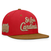 Red/Tan St. Louis Cardinals Fanatics Splinter Fitted Hat