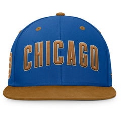 Royal/Tan Chicago Cubs Fanatics Splinter Fitted Hat