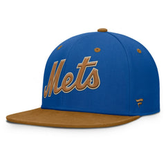 Royal/Tan New York Mets Fanatics Splinter Fitted Hat