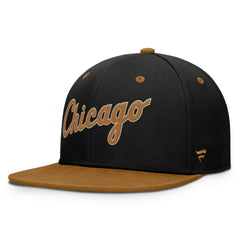 Black/Brown Chicago White Sox Fanatics Splinter Fitted Hat