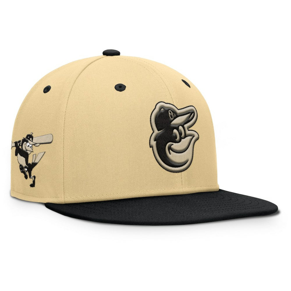 Khaki Baltimore Orioles Fanatics Duel Adjustable Hat