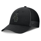 Black Chicago White Sox Fanatics Launch Adjustable Trucker Hat