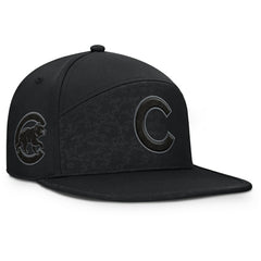 Black Chicago Cubs Fanatics Platoon Snapback Hat