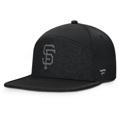 Black San Francisco Giants Fanatics Platoon Adjustable Hat