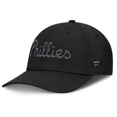 Black Philadelphia Phillies Fanatics Overpower Flex Hat