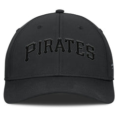Black Pittsburgh Pirates Fanatics Overpower Flex Hat