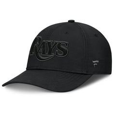 Black Tampa Bay Rays Fanatics Overpower Flex Hat