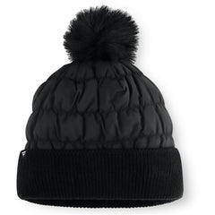 Black Colorado Rockies Fanatics Nightcap Cuffed Knit Hat with Pom