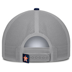 White/Navy Houston Astros Fanatics Designated A-Frame Foam Front Trucker Adjustable Hat