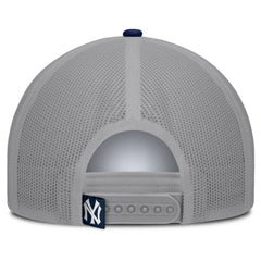 White/Navy New York Yankees Fanatics Designated A-Frame Foam Front Trucker Adjustable Hat