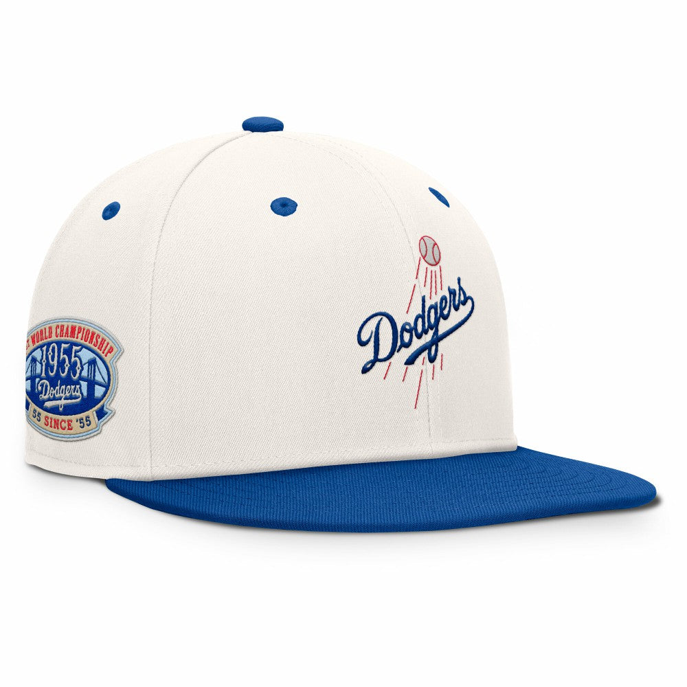 Cream/Royal Los Angeles Dodgers Fanatics Unit Fitted Hat