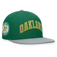 Green/Gray Athletics Fanatics Yard Fitted Hat