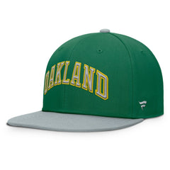 Green/Gray Athletics Fanatics Yard Fitted Hat