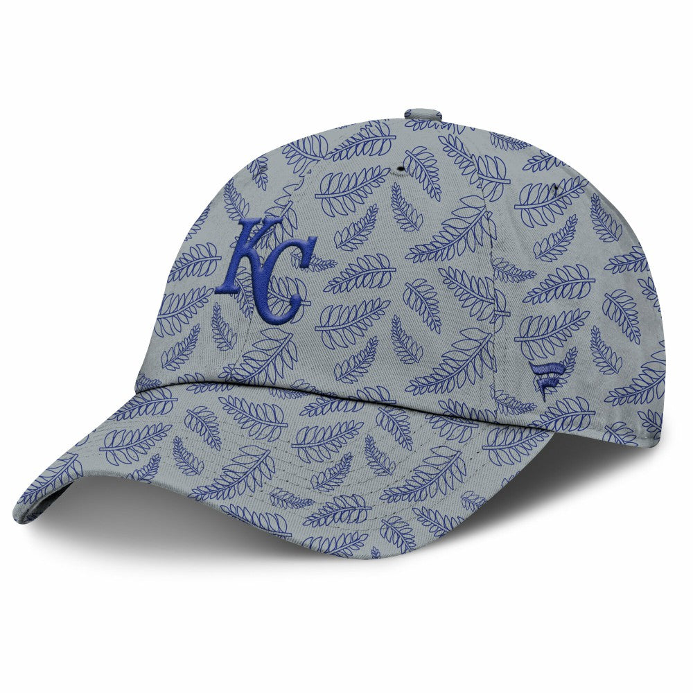 Gray Kansas City Royals Fanatics Women's Cooperstown Collection Shift Adjustable Hat