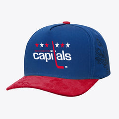 NHL Washington Capitals Mitchell & Ness May Flowers Pro Crown Adjustable Hat