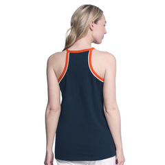 Navy Houston Astros G-III 4Her by Carl Banks Women's Curveball Racerback Tank Top