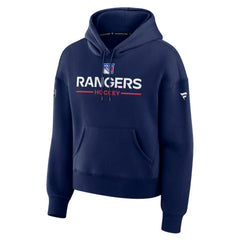 NHL New York Rangers Fanatics Women's Authentic Pro Primary Pullover Hoodie
