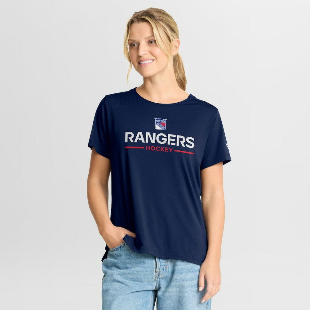NHL New York Rangers Fanatics Women's Authentic Pro Rink Tech T-Shirt
