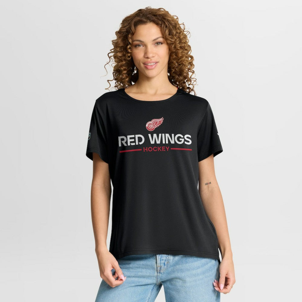 NHL Detroit Red Wings Fanatics Women's Authentic Pro Rink Tech T-Shirt