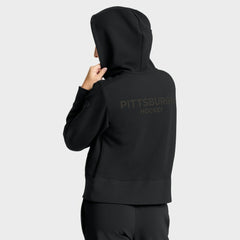 NHL Pittsburgh Penguins Fanatics Women's Authentic Pro Road Tri-Blend Quarter-Zip Hoodie