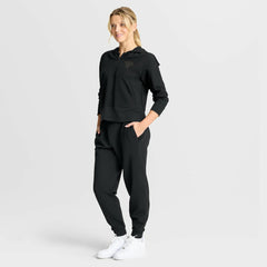 NHL Pittsburgh Penguins Fanatics Women's Authentic Pro Road Tri-Blend Quarter-Zip Hoodie