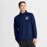 NHL New York Rangers Fanatics Authentic Pro Rink Raglan Quarter-Zip Pullover