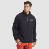 NHL Philadelphia Flyers Fanatics Authentic Pro Rink Raglan Quarter-Zip Pullover