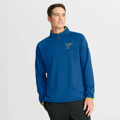 NHL St. Louis Blues Fanatics Authentic Pro Rink Raglan Quarter-Zip Pullover