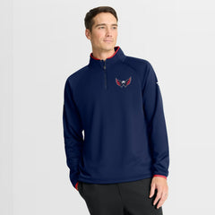 NHL Washington Capitals Fanatics Authentic Pro Rink Raglan Quarter-Zip Pullover